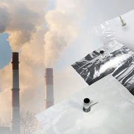 FlexFoil sample bags, 3L, single PP fitting; 10/pk.