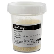 Ochratoxin less than 20 ppb in corn; 50g