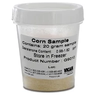 Zearalenone less than 2ppm in corn, 20g