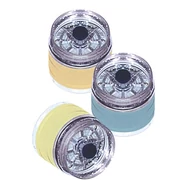 Cassette sealing bands, yellow, 25mm; 1400/pk