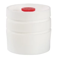 Opaque solvent-resistant polypropylene cassette blank, 3-sections, 37mm; 50/pk