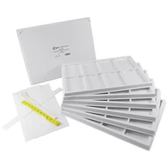 Filter-keeper archiving trays for eight 25/37mm filter-keepers; 6/pk