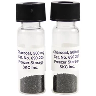 ULTRA Passive Sampler Sorbent, Charcoal in a Vial, 500 mg; 2/pk