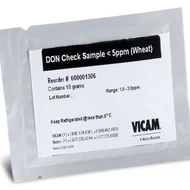 DON 1ppm in wheat; 10g