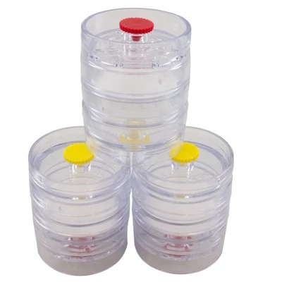 MCE filters, with support pad, 37mm, 0.45um, preloaded in a 4-piece clear styrene cassette; 50/pk