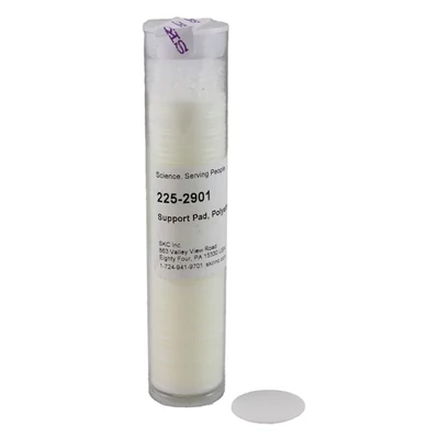 Porous polyethylene support pad, 25mm; 100/pk