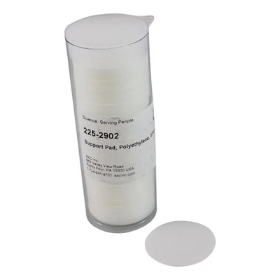 Porous polyethylene support pad, 37mm; 100/pk