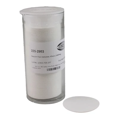 Porous polyethylene support pad, 47mm; 100/pk
