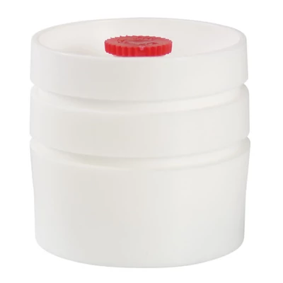 Opaque solvent-resistant polypropylene cassette blank, 3-sections, 37mm; 50/pk
