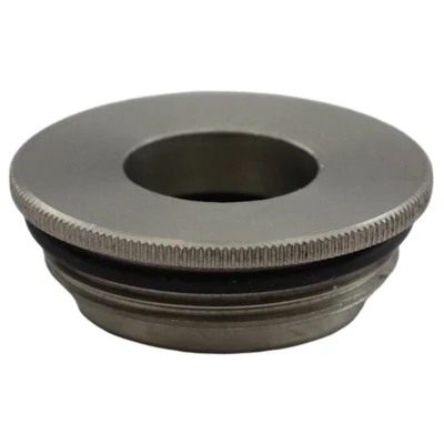 IOM sampler, front plate, stainless steel