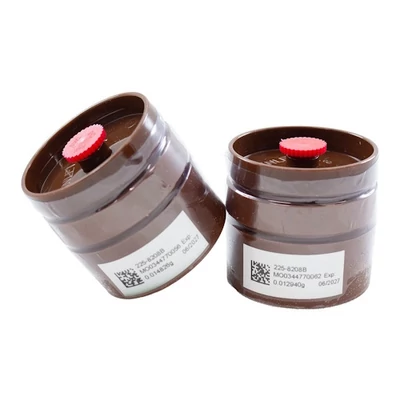PVC filters with support pad, matched-weight, 5.0um, 37mm, GLA-5000,  preloaded in brown 3-piece cassette, pre-banded; 10/pk