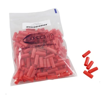 Tube end caps, fit 8mm ID tubes; 200/pk