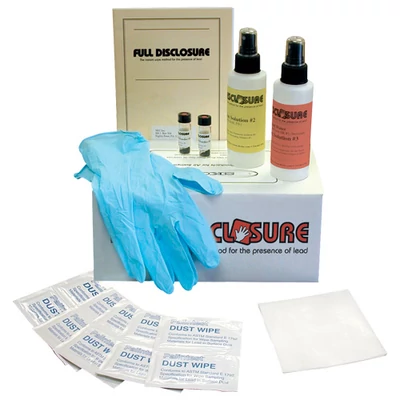 Full disclosure Wipe Kit for Lead, quantitative