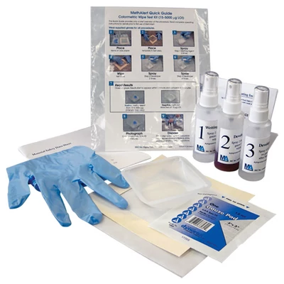 MethAlert Colorimetric Wipe Kit, Qualitative; 12/pk