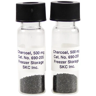 ULTRA Passive Sampler Sorbent, Charcoal in a Vial, 500 mg; 2/pk
