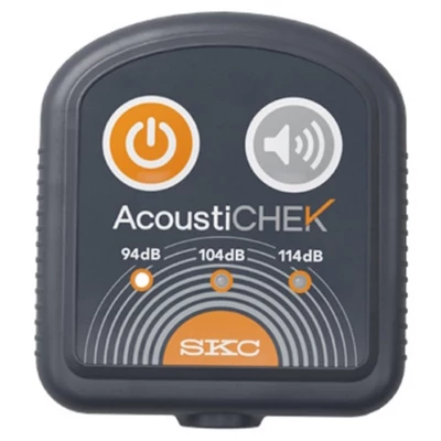 AcoustiCHEK Class 1 Calibrator with barometer, batteries included