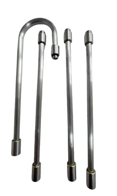 Rigid aluminum sampling mast, 4-piece, for MCS Flite pumps