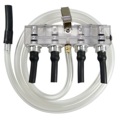 Low-flow adapter, 5-500ml/min; quadruple