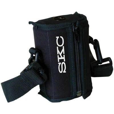 Noise-reducing protective nylon pump pouch