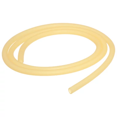 Tubing, rubber (amber), 1/4