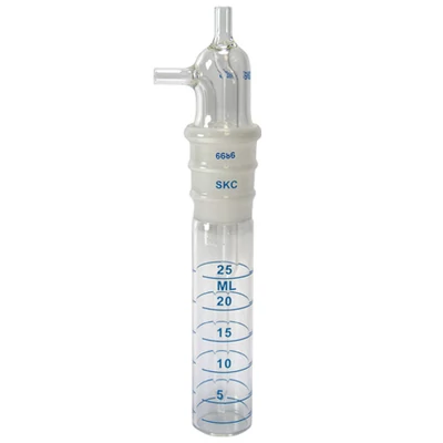 Standard midget impinger, 25mL, with standard nozzle