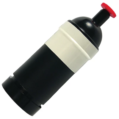 MCE filters, with support pad, 25mm, 1.2um, preloaded in a 3-piece black conductive PP cassette; 50/pk.