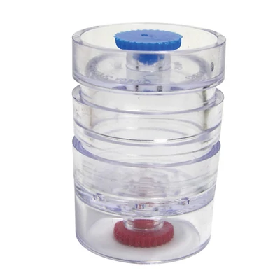 MCE filters, 37mm, 0.8um, in clear 3-piece cassette; not banded; 50/pk.