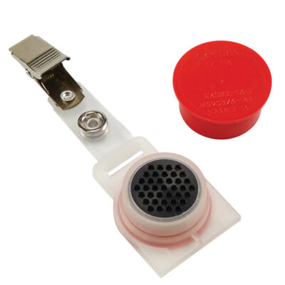 Reusable holder for mercury vapour capsules