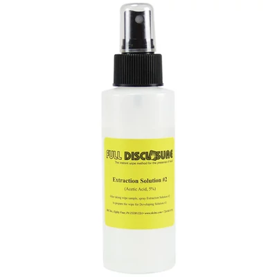 Extraction Solution for Full Disclosure Wipe Kit