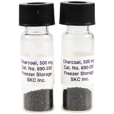 ULTRA Passive Sampler Sorbent, Charcoal in a Vial, 500 mg; 2/pk.