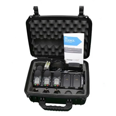 NoiseCHEK Noise Dosimeter, Intrinsically Safe model (with Bluetooth connectivity) 3-Pack Kit (Li-ion)