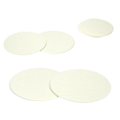 Quartz filters, high purity, binder-free, 47mm, 0.45mm thick; 100/pk.